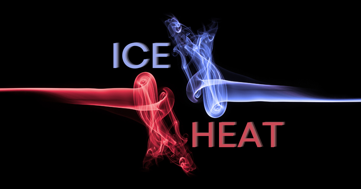 PT Northwest Blog featuring the benefit of heat vs. ice for injury